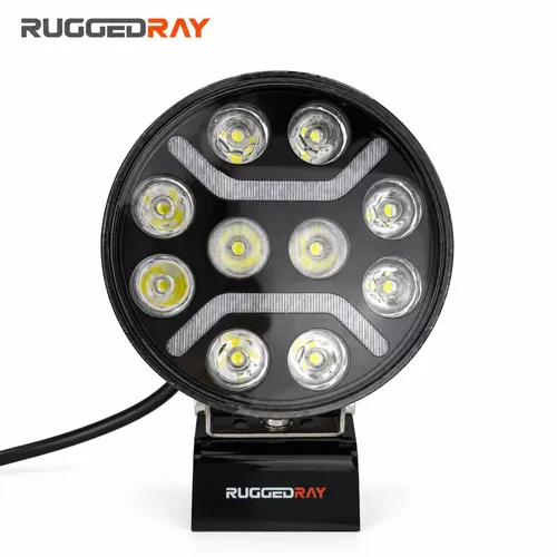 TC-R100A 9" LED driving light with DRL — RuggedRay