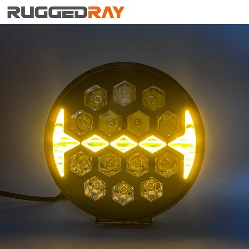 TC-R100C 9" LED driving light with DRL, view 3