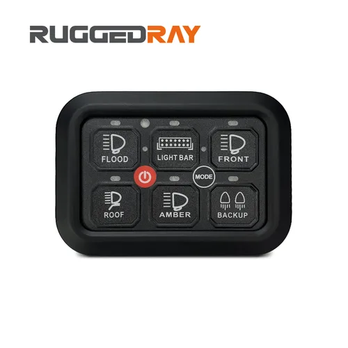 TC-SW6 6-Way Switch Panel (Electronic) — RuggedRay