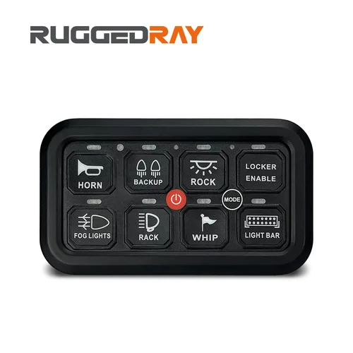 TC-SW8B 8-Way Switch Panel (B Version) — RuggedRay